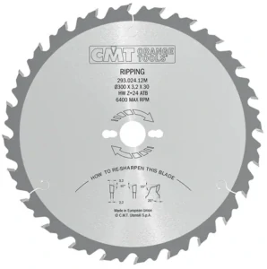Pilový kotouč pro podélné řezy - D300x3,2 d35 Z24 HW, - C29302412R, CMT Industrial