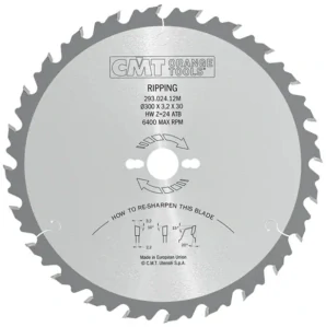 Pilový kotouč pro podélné řezy - D450x3,8 d30 Z36 HW, - C28503618M, CMT Industrial