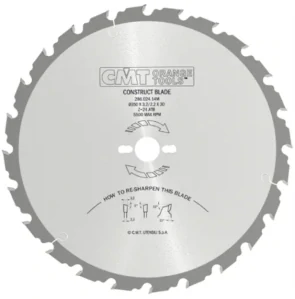Pilový kotouč na stavební řezivo - D600x4,0 d30 Z40 HW, - C28604024M, CMT Industrial