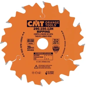 Pilový kotouč pro podélné řezy - D180x30 Z12 HW, - 290.180.12M, CMT Orange