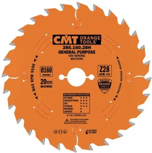 Pilový kotouč pro podélné a příčné řezy - D200x3,2 d30 Z36 HW Odhlučněný, - C28503608M, CMT Orange Industrial
