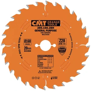 Pilový kotouč pro podélné a příčné řezy - D260x2,5 d30 Z60 HW -5°Neg, - C29406011M, CMT Orange Industrial