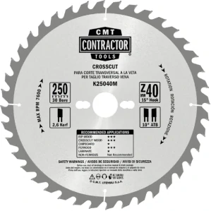 Pilový kotouč na dřevo, Masterpack - D216x2,4 d30 Z48 HW, 10ks, - K21648M-X10, CMT Contractor