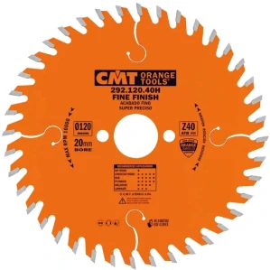 Pilový kotouč pro elektronářadí, finální řez - D165x2,6 d30 Z40 HW, - 292.165.40M, CMT Orange