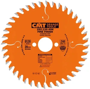 Pilový kotouč pro elektronářadí, finální řez - D180x2,6 d20 Z40 HW, - 292.180.40H, CMT Orange
