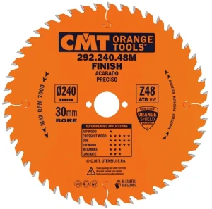 Pilový kotouč pro elektronářadí, finální řez - D240x2,8 d30 Z48 HW, - C29224048M, CMT Orange