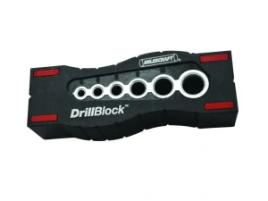 Malá vrtací šablona, Milescraft, DrillBlock+, M1362