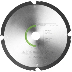 Diamantový pilový kotouč DIA, D168x1,8 d20 F4 ABRASIVE MATERIALS, - 205769, Festool