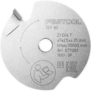Předřezávací pilový kotouč DIA, D47x2,5 d6,35 T1, - 577082, Festool