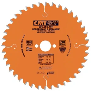 Pilový kotouč na lamino, plast a neželezné kovy - D160x2,2 d20 Z56 HW, - C29616056H, CMT Orange