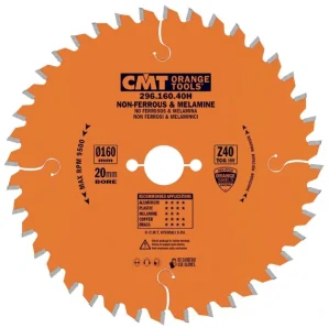 Pilový kotouč na lamino, plast a neželezné kovy - D190x2,8 d30 Z40 HW, - C29619040M, CMT Orange