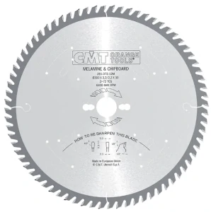 Pilový kotouč na lamino a DTD - D300x3,2 d30 Z72 HW, - C28107312M, CMT XTreme
