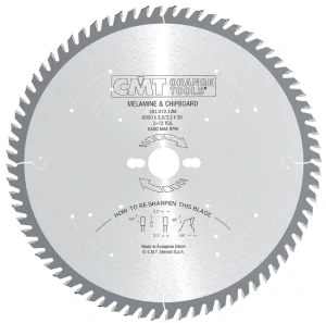 Pilový kotouč na lamino a DTD - D250x3,2 d30 Z80 HW, - C28108010M, CMT Industrial