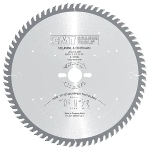 Pilový kotouč na lamino a DTD - D300x3,2 d30 Z72 HW, - C28107212M, CMT Industrial