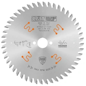 Pilový kotouč na lamino a kompozity - D160x2,2 d20 Z48 HW, - C28176048H, CMT CHROME