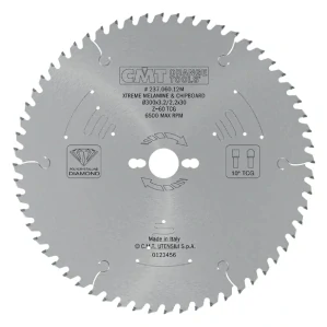 Diamantový kotouč na lamino a DTD - D300x3,2 d30 Z60, - C23706012M, CMT Xtreme