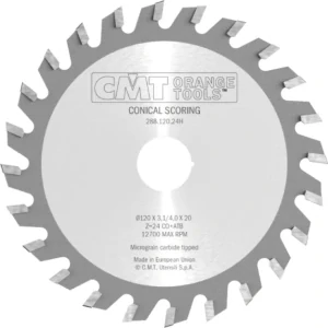 Předřezový kotouč kónický - D80x3,1-4,0 d20 Z20 HW, - CS28808012H, CMT