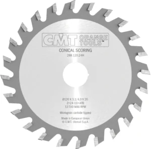 Předřezový kotouč kónický - D120x3,1-4,0 d20 Z24 HW, - C28812024H, CMT