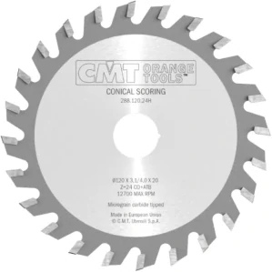 Předřezový kotouč kónický - D125x3,1-4,2 d22 Z24 HW, - C28812524K, CMT
