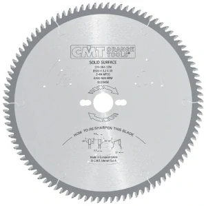 Pilový kotouč pro Corian a silnostěnné plasty - D250x3,2 d30 Z72 HW, - C22307210M, CMT