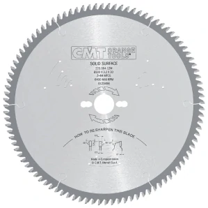 Pilový kotouč pro Corian a silnostěnné plasty - D300x3,2 d30 Z84 HW, - C22308412M, CMT