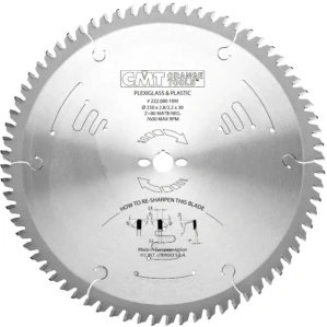 Pilový kotouč pro plovoucí podlahy, PVC, plexi - D300x2,8 d30 Z96 HW, - C22209612M, CMT