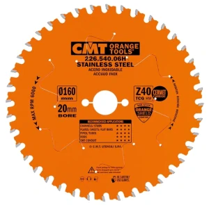 Pilový kotouč na nerez ocel - D160x1,8 d20 Z40 HW, - C22654006H, CMT XTreme