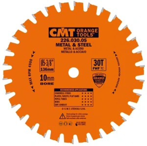 Pilový kotouč na železo - D136x1,5 d10 Z30 HW, - C22603005, CMT Industrial