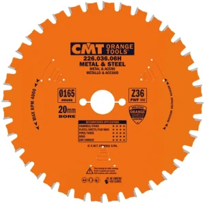 Pilový kotouč na železo - D165x1,5 d20 Z36 HW, - C22603606H, CMT Industrial
