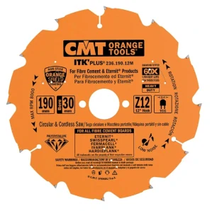 Diamantový pilový kotouč na cementotřískové desky - D160x2,2 d20 Z10, - C23616010H, CMT ITK