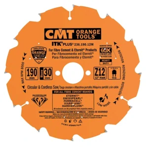 Diamantový pilový kotouč na cementotřískové desky - D250x2,2 d30 Z16, - C23625016M, CMT ITK