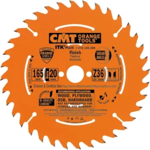Ultra tenký kotouč pro příčné řezy - D165x1,7 d20(+15,87) Z36 HW, - C27216536H, CMT ITK