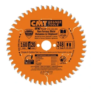 Ultra tenký kotouč na lamino, plast a neželezné kovy - D160x1,8 d20 Z48 HW, - 276.160.48H, CMT ITK