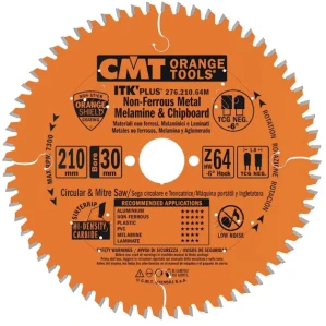 Ultra tenký kotouč na lamino, plast a neželezné kovy - D184x1,8 d20 Z48 HW, - 276.184.48H, CMT ITK