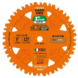 Sada drážkovacích kotoučů DADO PRO - D203x6,2-20 d15,87 Z12 HW, - C23031208, CMT