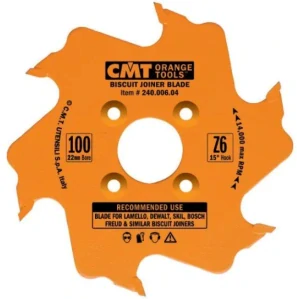 Kotouč lamelovací pro lamelové spoje - D100x3,96 d22 Z6 HW střídavý zub, - C24000604, CMT