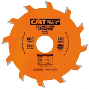 Drážkovací kotouč - D150x4 d30 Z12 HW, - C24004006M, CMT Orange Industrial