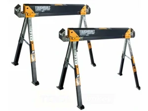 1 x pár skládacích stavebních koz s nosností 1180 kg, C700/2, ToughBuilt