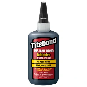 Titebond Instant Medium Jet Black Rychleschnoucí lepidlo - 59ml, 123-8211