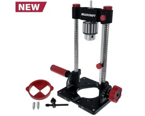 DrillMatePRO™ přenosný profesionální stojan na vrtačku – přesné vrtání 0°–60°, Milescraft, M1348