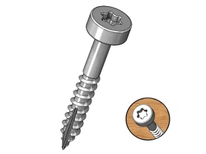 PocketScrews - vruty pro kapsové spoje 1000ks hrubé, Milescraft, M5211