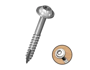 PocketScrews - vruty pro kapsové spoje 100ks jemné, Milescraft, M5213100