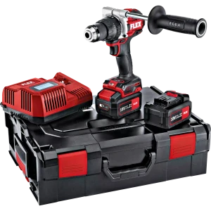 Aku-vrtačka s příklepem a funkcí turbo 18,0 V, 2-rychlostní, PD 2G 18.0-EC-HD/5.0 Set, FLEX