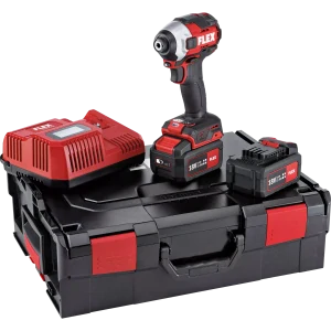 Aku-rázový utahovák 18,0 V s funkcí vyhození bitu, ID 1/4" 18.0-EC HD/5.0 Set, FLEX