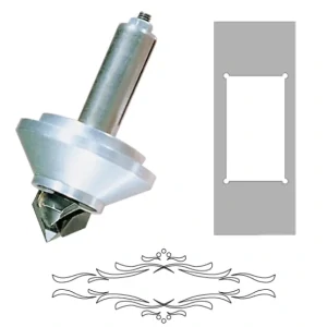 Sada na ornamenty, fréza 3D S=8mm, šablona KLASIK s rámem, CRCS-START1, CMT