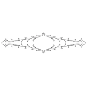 Šablona na ornamenty na rámy FLORENTINE 550x130mm, CRCS-404, CMT