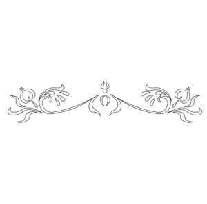 Šablona na ornamenty na rámy KASKADA 530x110mm, CRCS-405, CMT