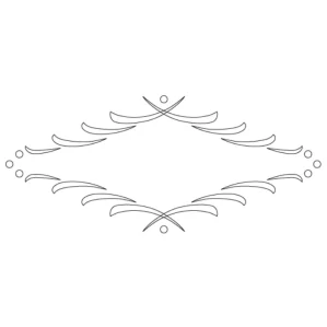 Šablona na ornamenty na zásuvky FLORENTINE 195x85mm, CRCS-504, CMT