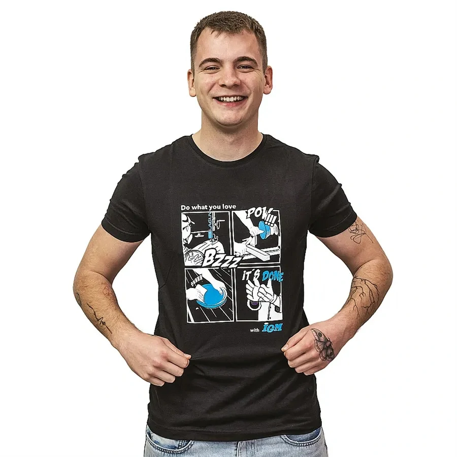 Tričko Comics Bowl černá, OD-TR4M02, IGM - vel. M