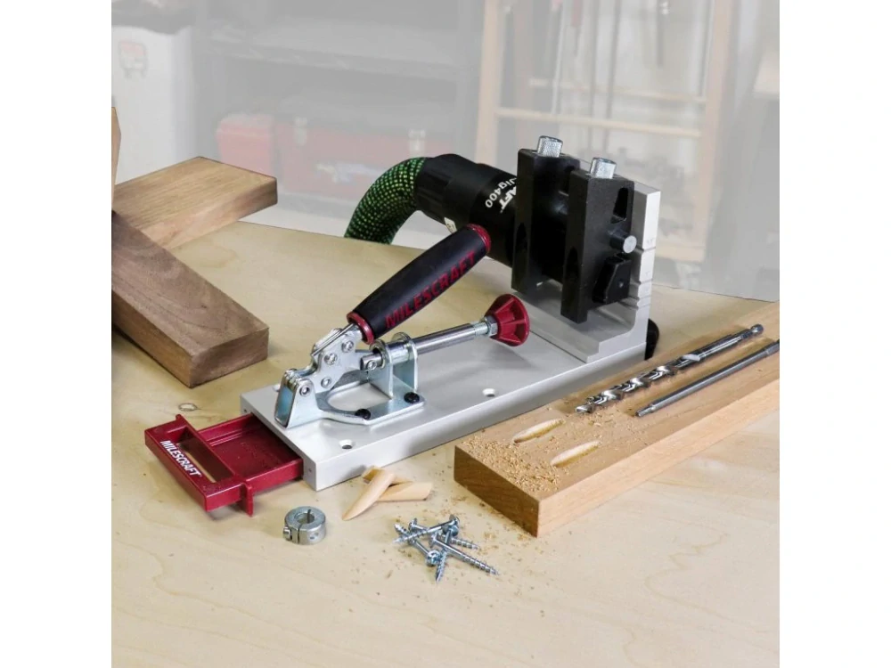 Přípravek pro výrobu kapsové spoje, Milescraft. PocketJig400, M1327